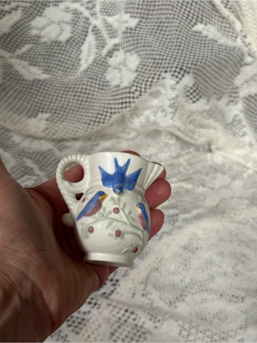 Vintage Bluebird Mini Pitcher - Picture 7 of 8